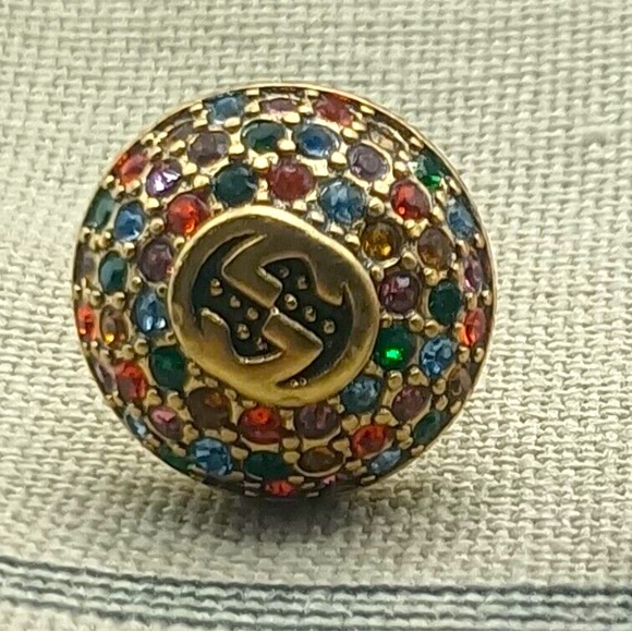 Gucci Multi Colored Crystal Studs - Picture 2 of 7